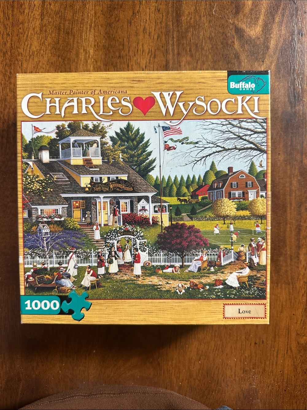 Charles Wysocki 'Love' 1000-Piece Jigsaw Puzzle